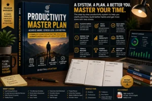 Productivity Master Plan — A Complete System to Plan Your Time, Focus, Build Habits & Get More Done