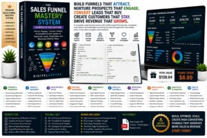 The Sales Funnel Mastery System — A Complete System to Attract Traffic, Capture Leads, Nurture Prospects, Convert Sales & Scale Revenue
